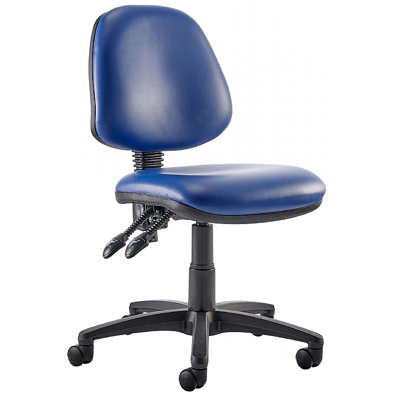 Kirby Medium Back Vinyl 2-Lever Operator Chairs