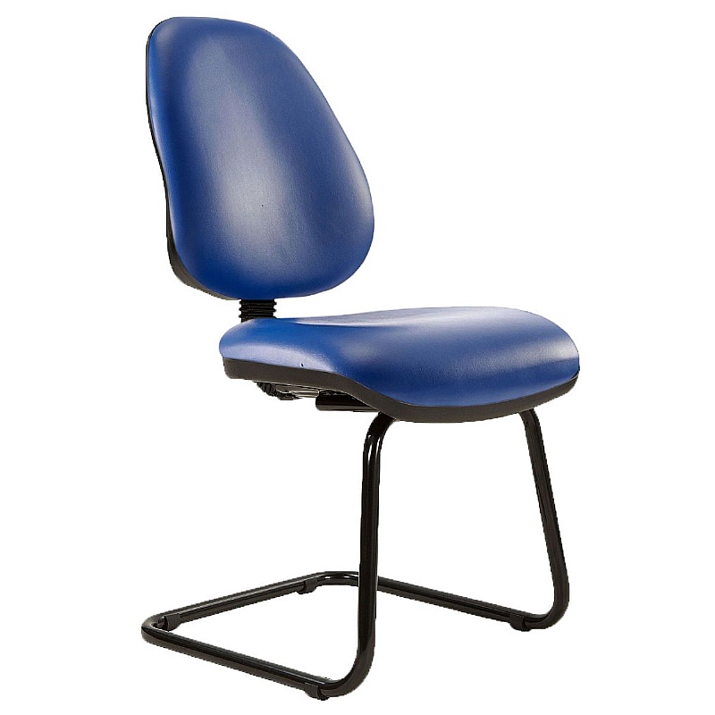 Kirby High Back Vinyl Visitor Chair