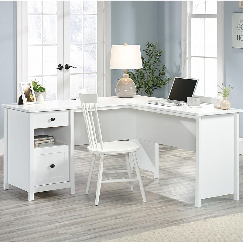 Home office corner desk with hutch discount