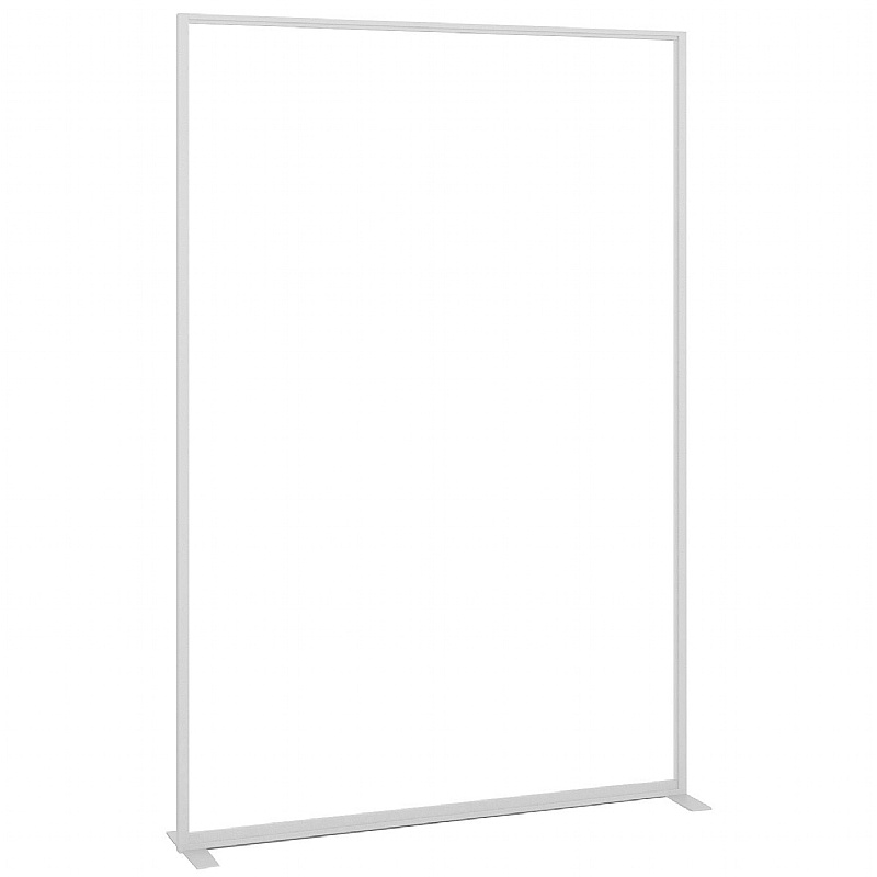 Compass Glass Floor Standing Partition Screens - Office Accessories