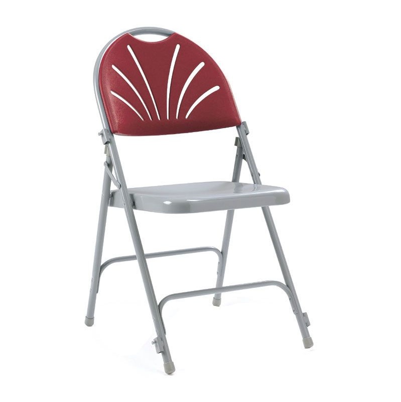 QuikFold Lightweight Fan Back Folding Chair (Pack of 4) from our