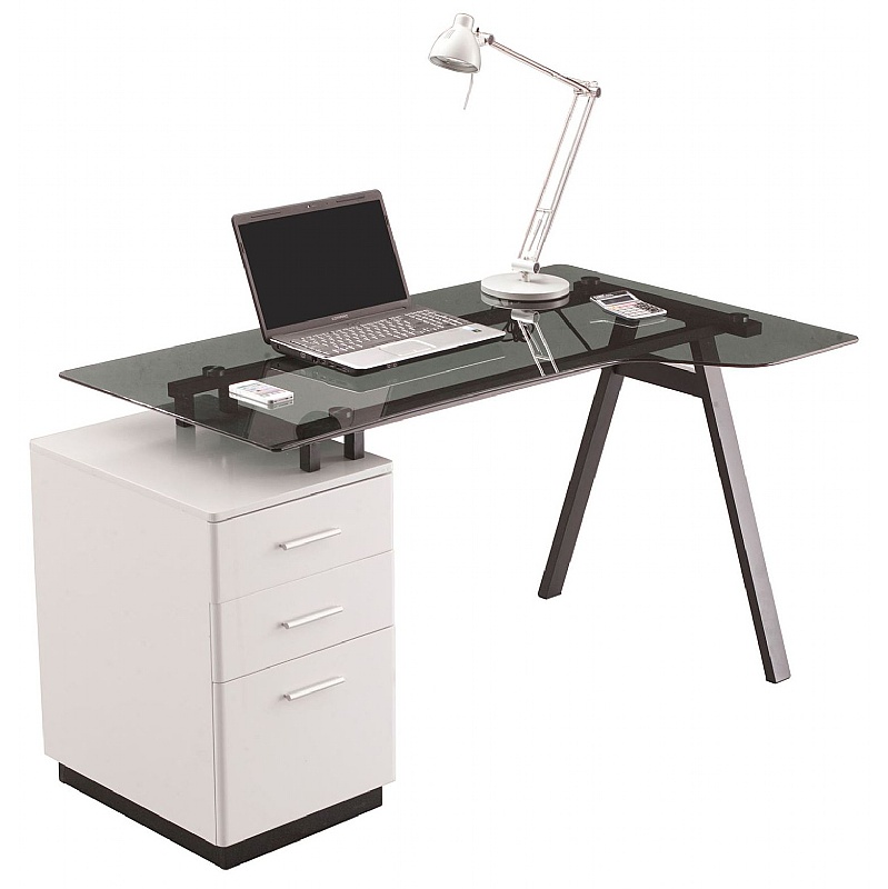 Cleveland Glass Home Office Desk