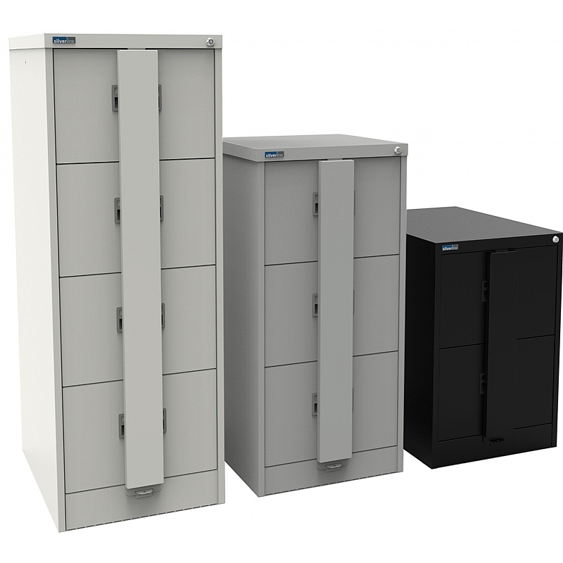 Silverline Vault Midi Metal Filing Cabinets