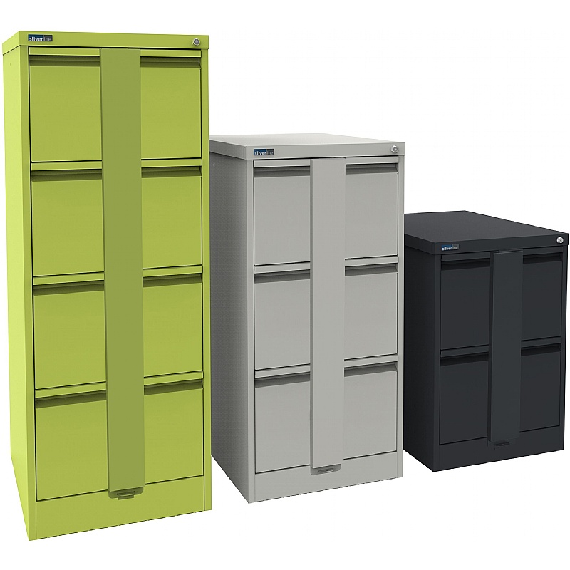 Silverline M:Line Secure Metal Filing Cabinets