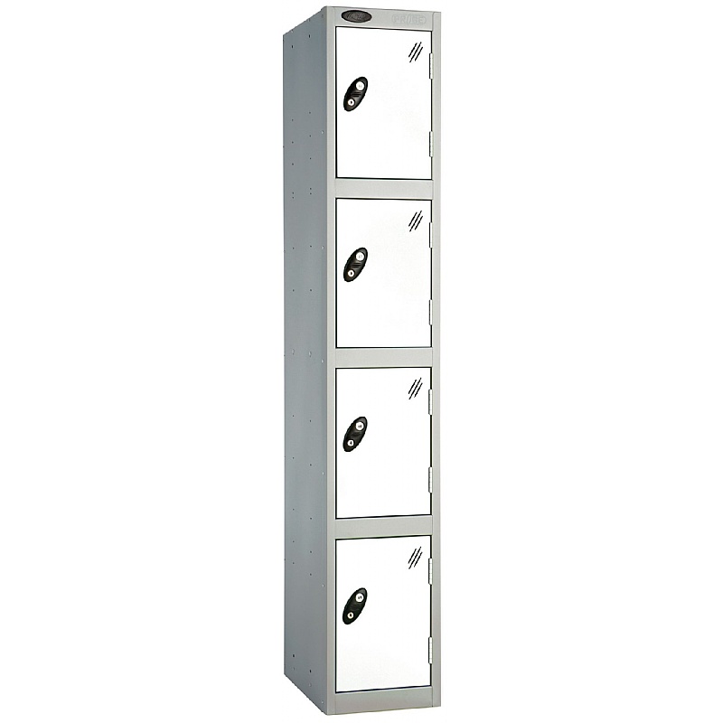 Hasp and Staple Lockers - Atom Antibacterial Probe Lockers With Silver Carcass