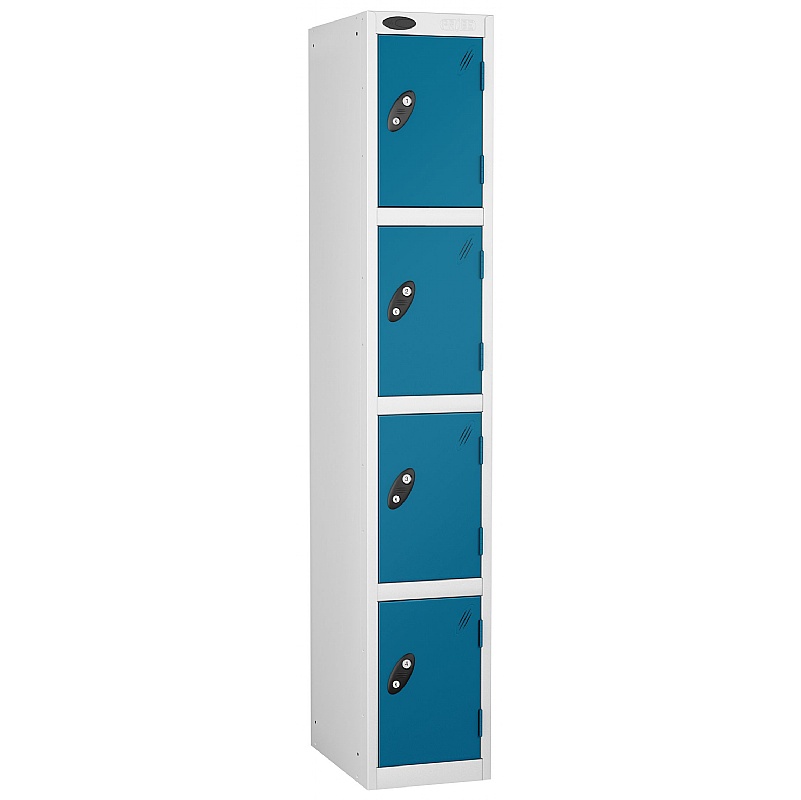 Hasp & Staple Lockers - Atom Antibacterial Probe Lockers With White Carcass
