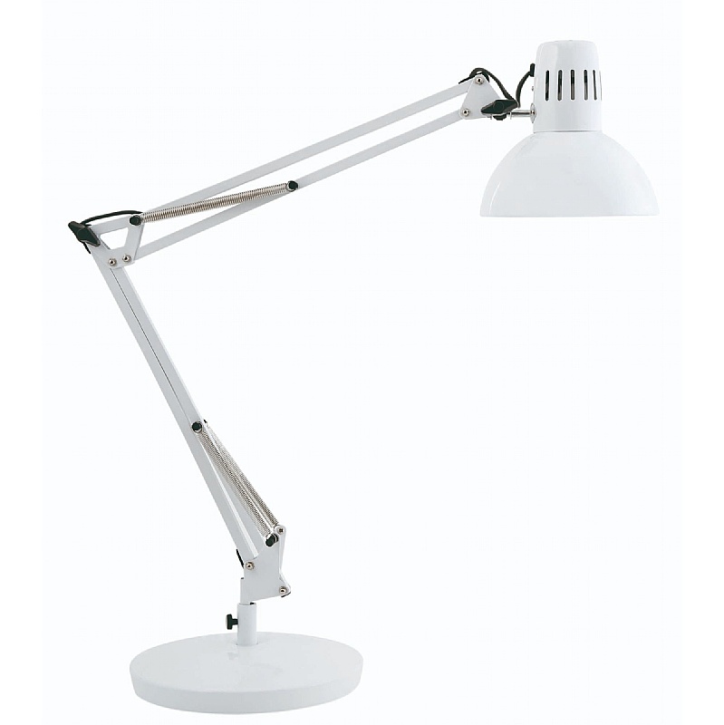 Architect White LED Desk Lamp - Office Accessories