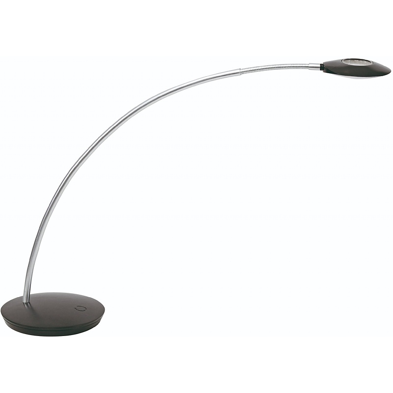 Aero Black LED Desk Lamp with Dimmer - Office Accessories