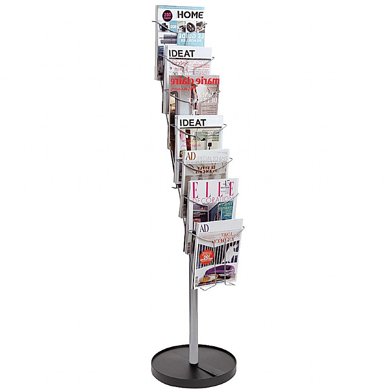 Fila 7 Compartment Leaflet / Brochure Dispenser - Display Equipment