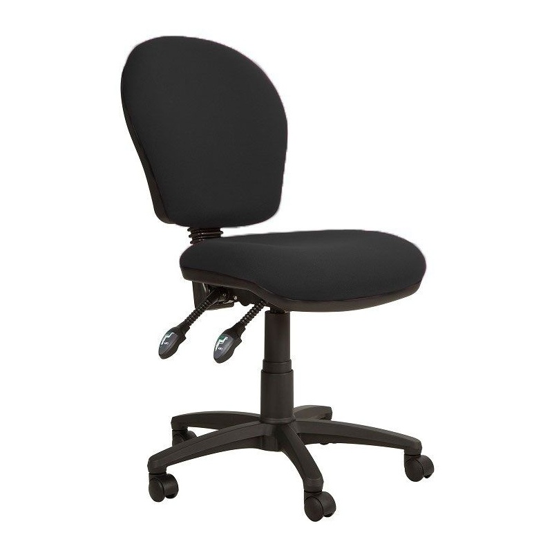 Ascot Medium Back 2-Lever Operator Chairs - Office Chairs