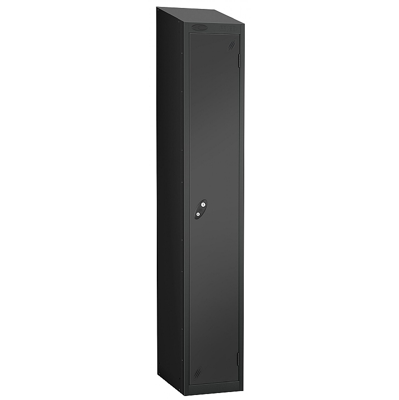 Atom Black Antibacterial Sloping Top Lockers