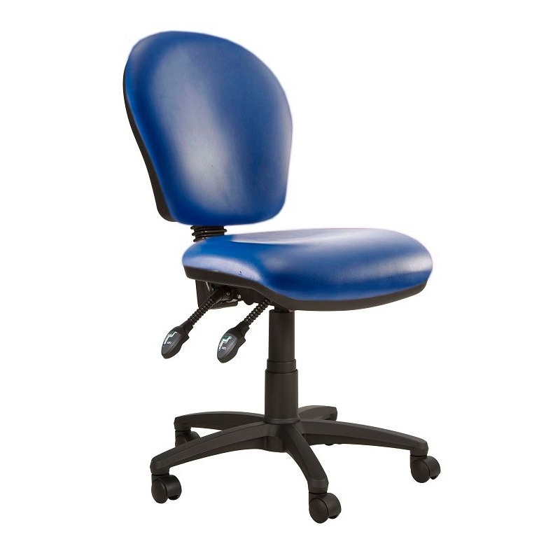 Ascot Medium Back Vinyl 2-Lever Operator Chairs