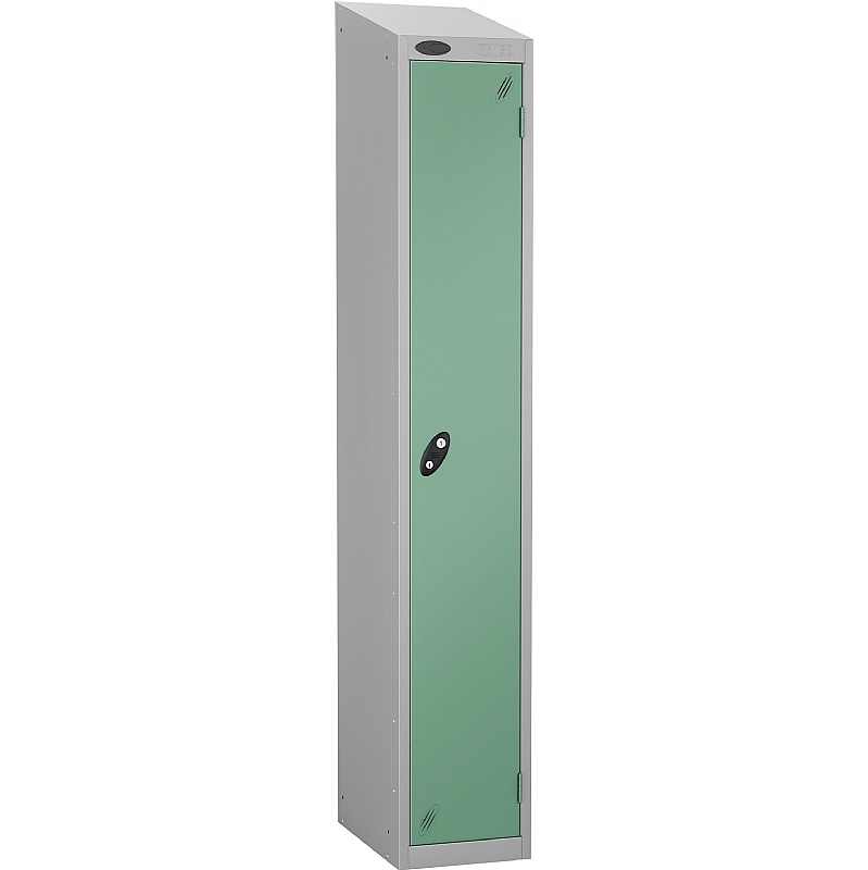 Equinox Silver Antibacterial Sloping Top Lockers