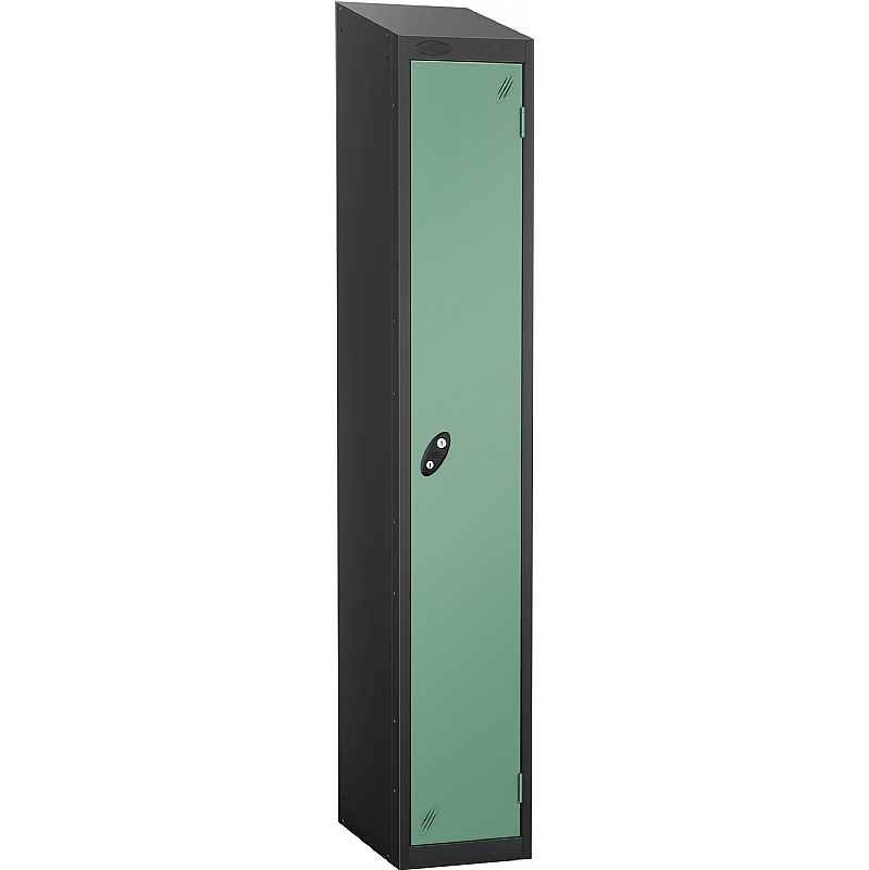 Equinox Black Antibacterial Sloping Top Lockers