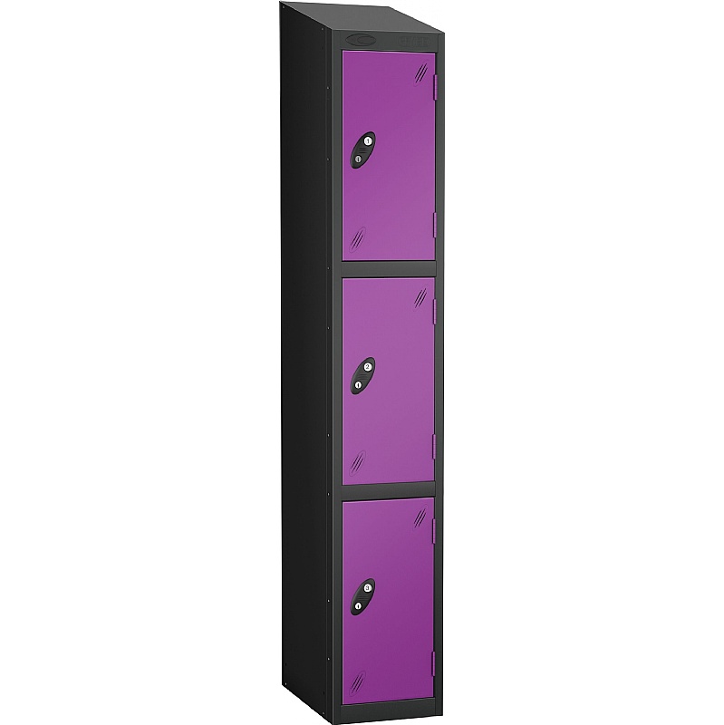 Equinox Black Antibacterial Sloping Top Probe Lockers from our Lockers