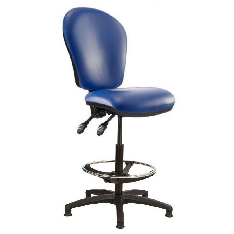 Ascot High Back Vinyl Draughtsman Chairs