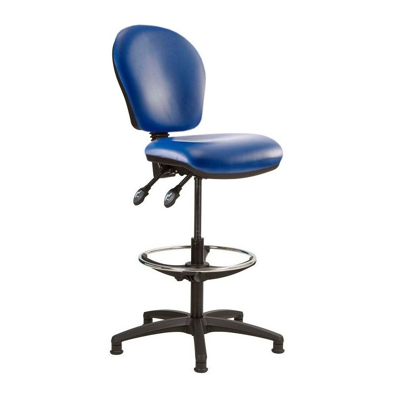 Ascot Medium Back Vinyl Draughtsman Chairs