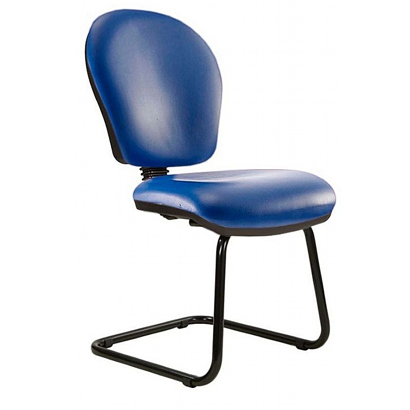 Ascot Medium Back Vinyl Visitor Chairs