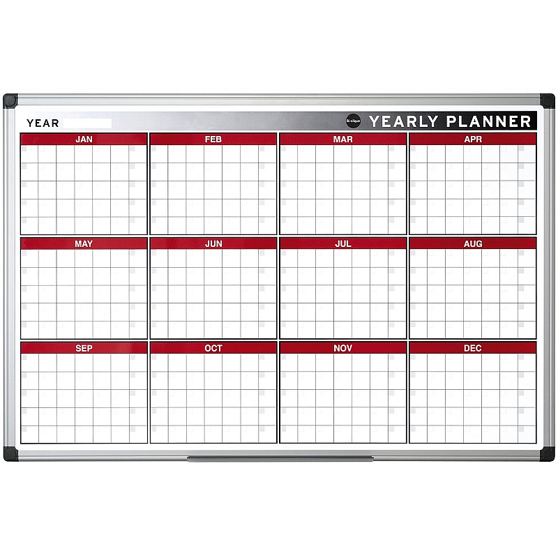 Bi Office Magnetic 12 Month Annual Planner