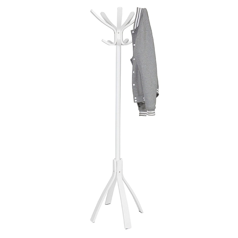 Cafe White Office Coat Stand from our Office Coat Stands range.