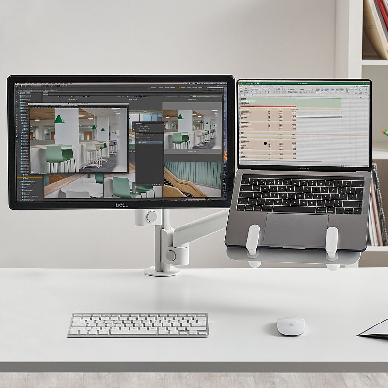Lima Dual Screen Laptop and Monitor Arm