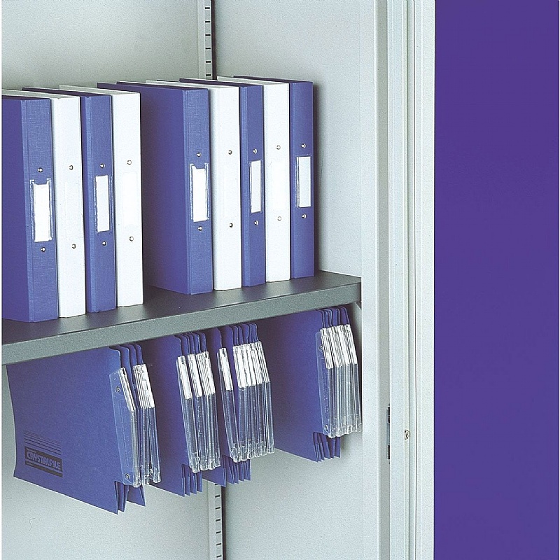 Silverline M:Line Cupboard Metal Shelf - Office Storage