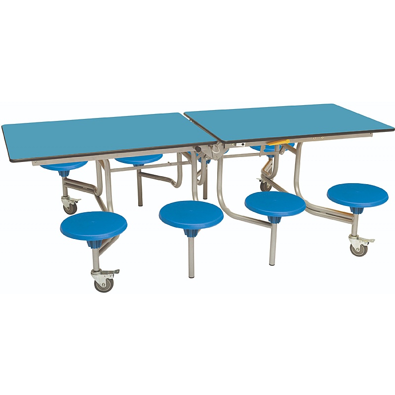 8 Seat Rectangular Mobile Folding School Dining Tables from our School