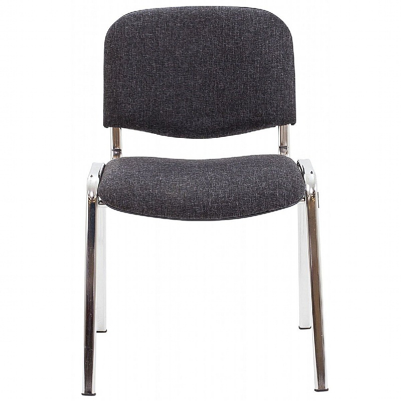 Club Chrome Frame Stacking Conference Chairs Pack of 4 from our