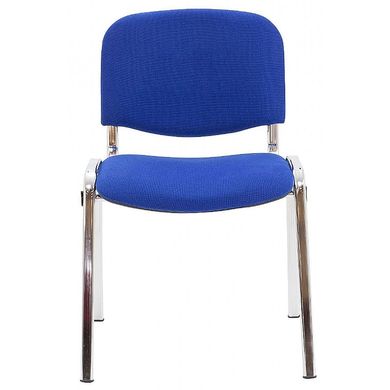 Club Chrome Frame Stacking Conference Chairs Pack of 4 from our