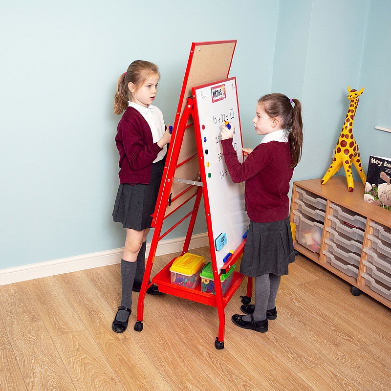 Double A Frame Classroom Whiteboard Easel