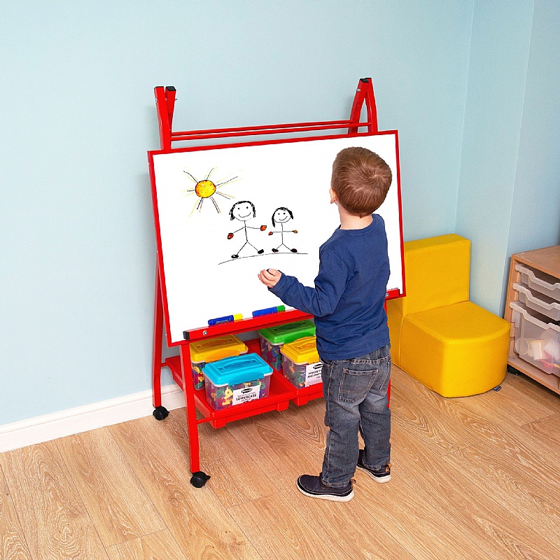 Landscape Classroom Whiteboard Easel from our Whiteboards range.