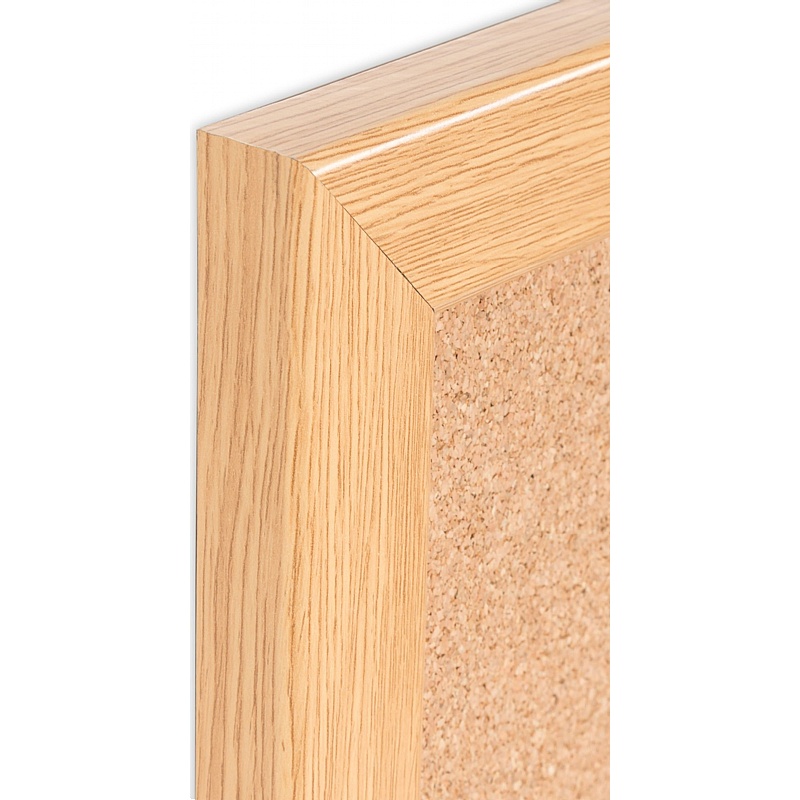 Bi Office Earth Oak Frame Cork Noticeboard from our Noticeboards range.