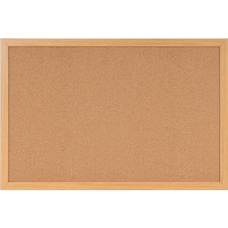 Bi Office Earth Oak Frame Cork Noticeboard from our Noticeboards range.