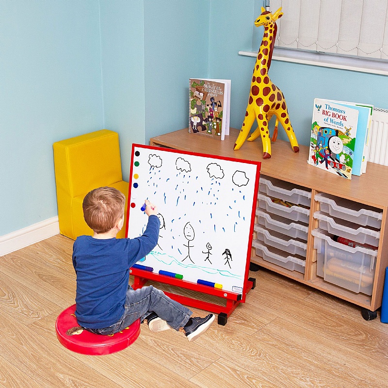 Large Desktop Classroom Whiteboard Easel from our Whiteboards range.