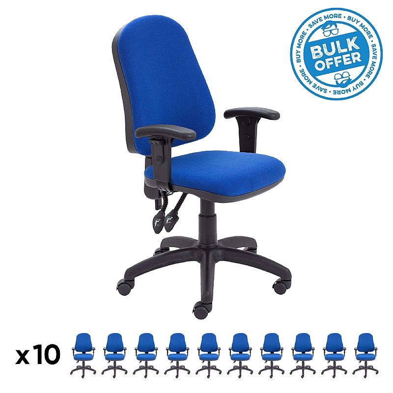 Calypso High Back Operator Chairs - 10 Chair Bulk