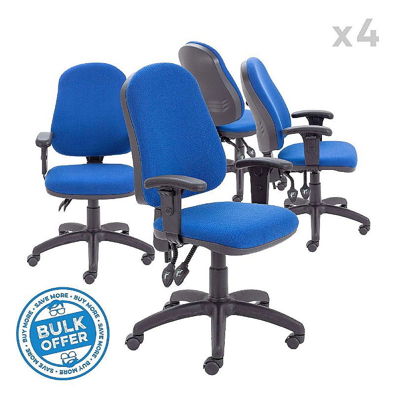 Calypso High Back Operator Chairs - 4 Chair Bulk O