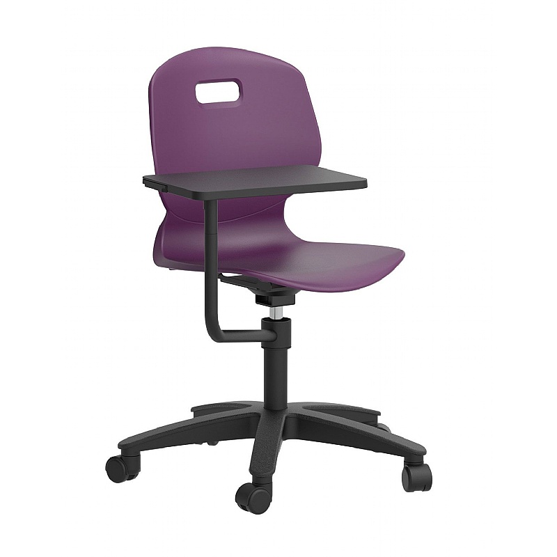 Titan Arc Swivel School Chair With Writing Tablet