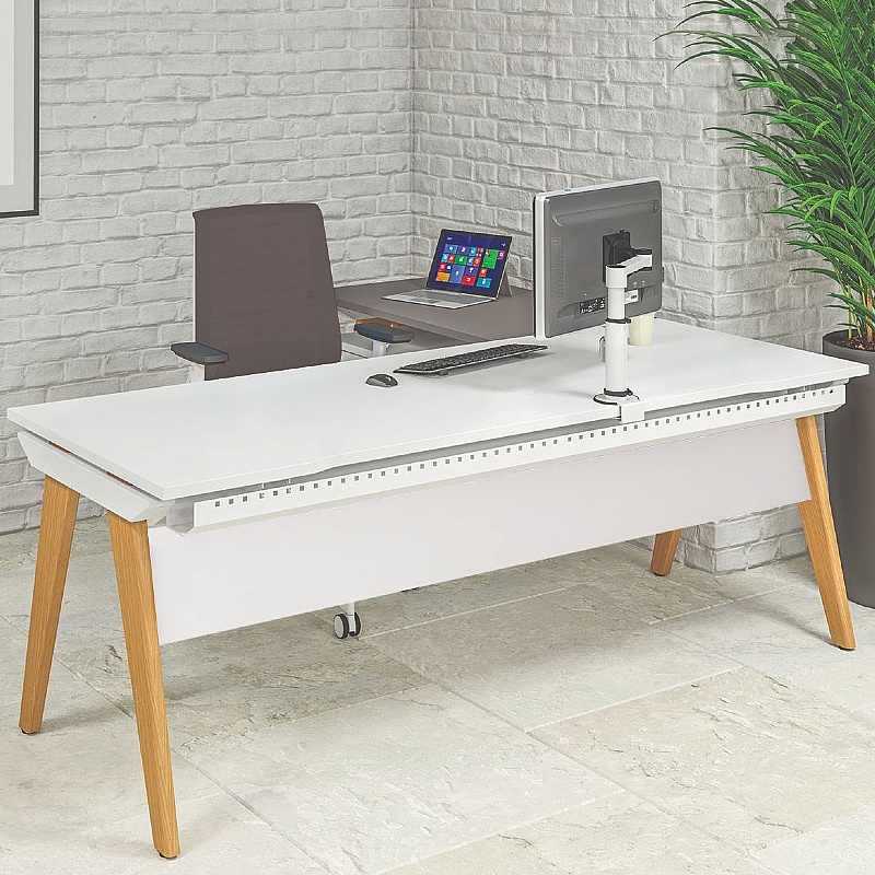 Tract Executive L-Shaped Corner Office Desk - Office Desks