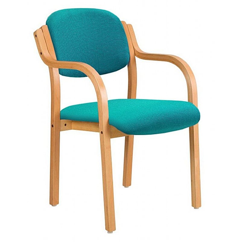 Windsor Wooden Frame Stacking Office Armchairs