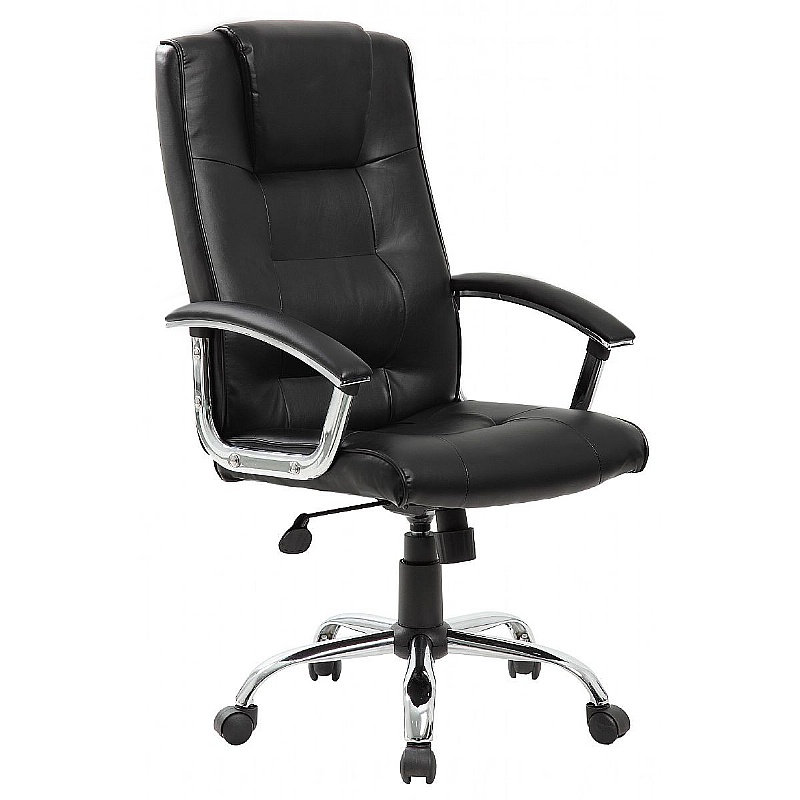 Oracle High Back Leather Faced Office Chairs