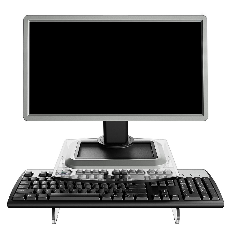 Addit 55 Clearspace Ergonomic Monitor Riser - Office Accessories