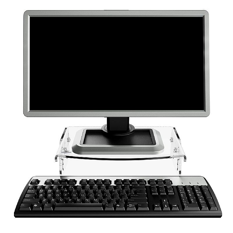 Addit 55 Clearspace Height Adjustable Ergonomic Monitor Riser - Office Accessories