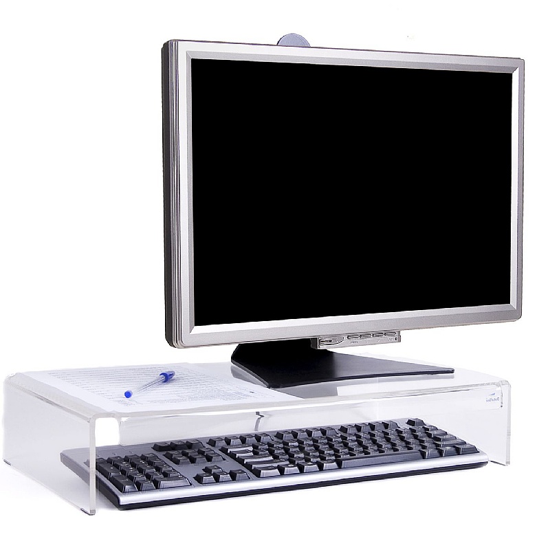 Addit 90 Clearspace Ergonomic Monitor Riser - Office Accessories