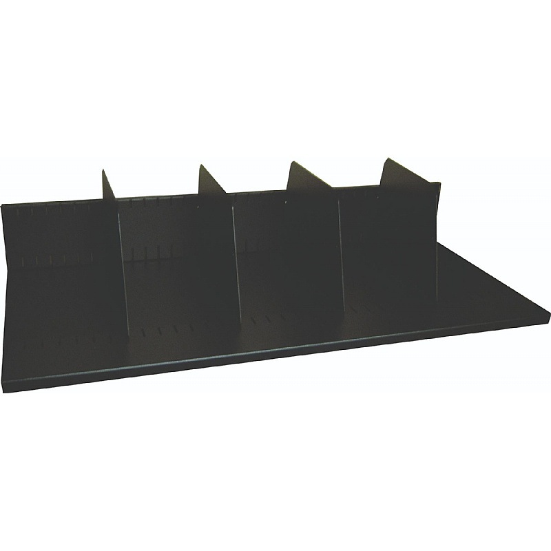 Unified Tambour Slotted Filing Shelf - Office Storage