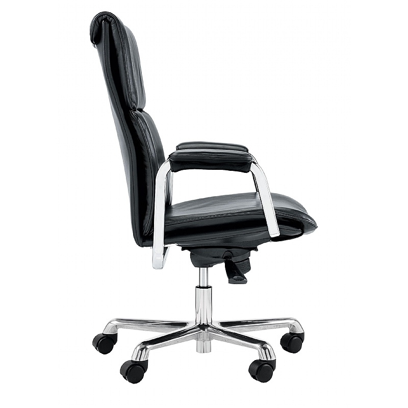 Boss Design Real Leather Delphi High Back Office Chair from our Leather
