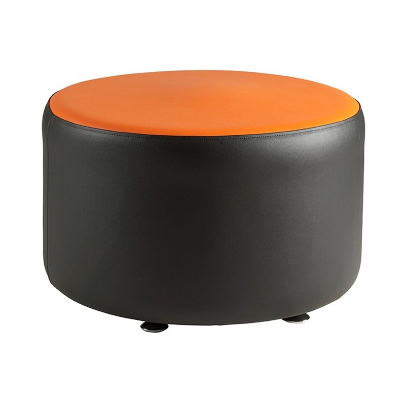 Dots Duo Round Vinyl Reception and Breakout Stool - Reception Area