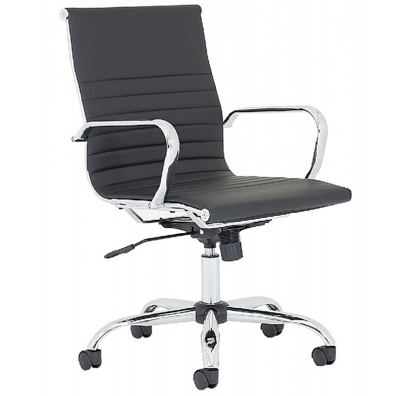 Nola Medium Back Bonded Leather Executive Chair