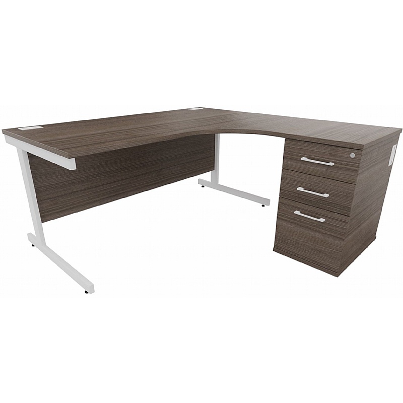 Cogent Ergonomic Radial Combination Office Desks