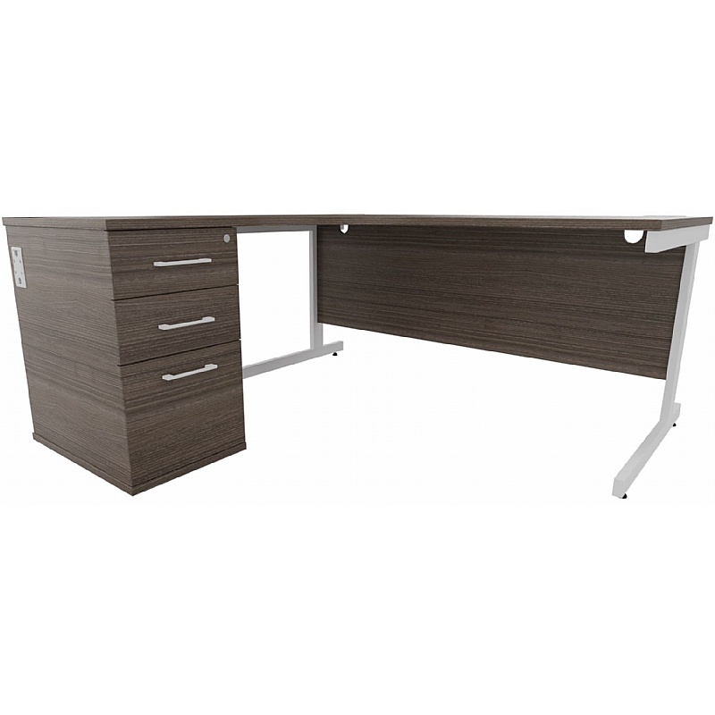 Cogent Ergonomic Radial Combination Office Desks from our Ergonomic