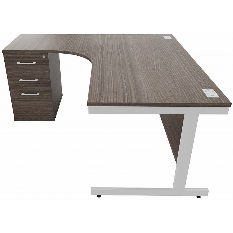 Cogent Ergonomic Radial Combination Office Desks from our Ergonomic